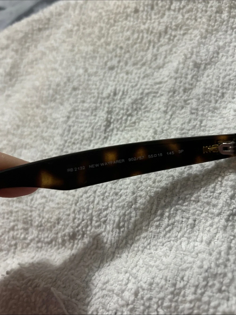 Ray-Ban Tortoiseshell Frame Sunglasses with Brown Accents